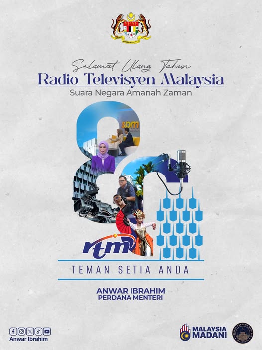 RTM mesti terus memimpin untuk kekal releven, berwibawa – PM