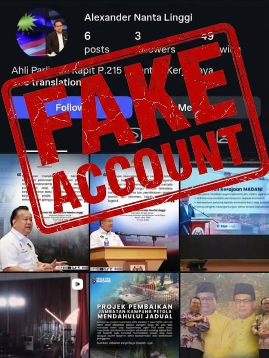 Nanta Linggi kesan kewujudan akaun palsu, minta orang ramai berhati-hati