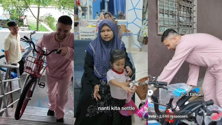 Sanggup gagahkan diri walau tak sihat! PU Riz turun padang borong basikal & susu, gembirakan hati balu arwah Amirul Hafiz