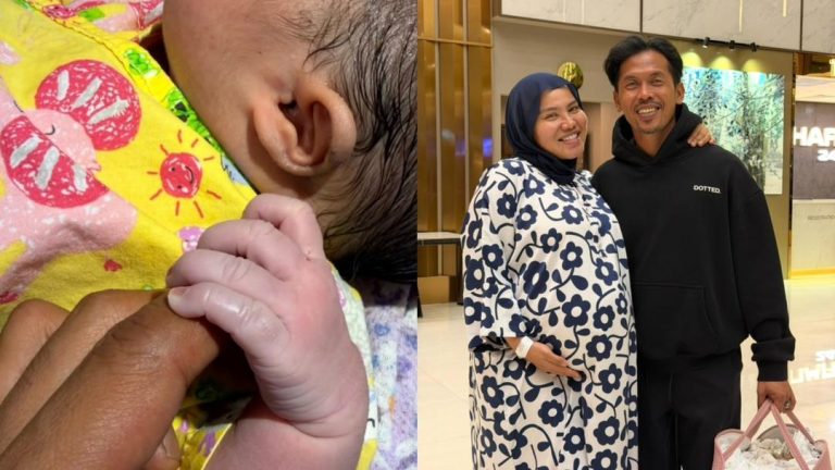“Terima Kasih jadi wanita luar biasa” – Shuib syukur Watie selamat lahirkan bayi perempuan