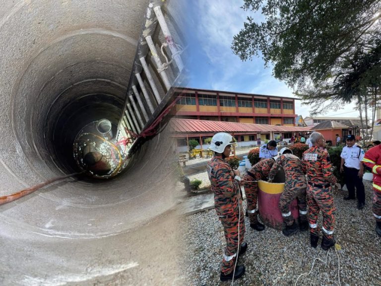 Calon SPM berdepan detik cemas, jatuh perigi sedalam 5.5 meter