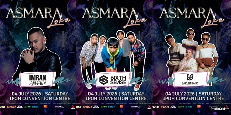 Tiket ‘Mati Rasa’ & ‘Patah Hati’ menanti peminat, Asmaraloka Fest 2026 sedia gegar Ipoh!