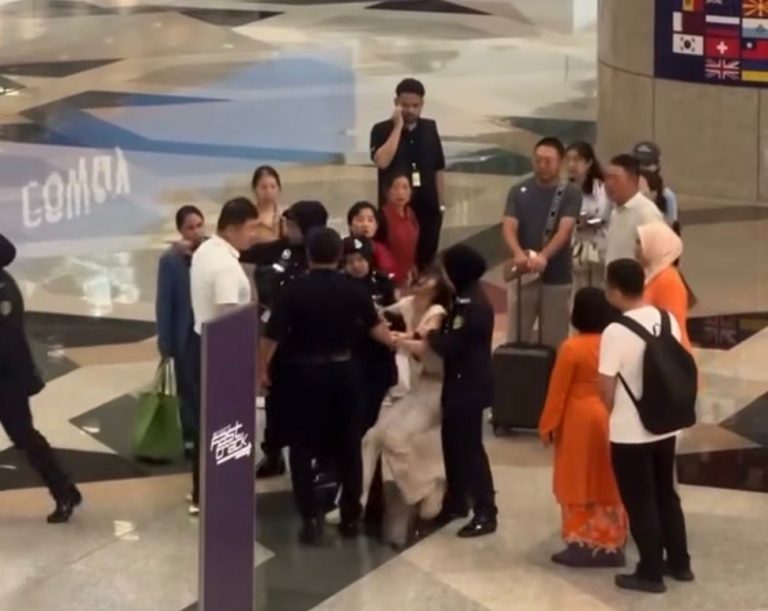 Wanita warga China buat kecoh di KLIA ditahan, sah tiada tiket balik