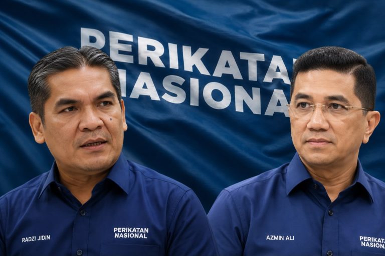 Radzi Jidin, Azmin Ali digugurkan dalam rombakan pentadbiran PN