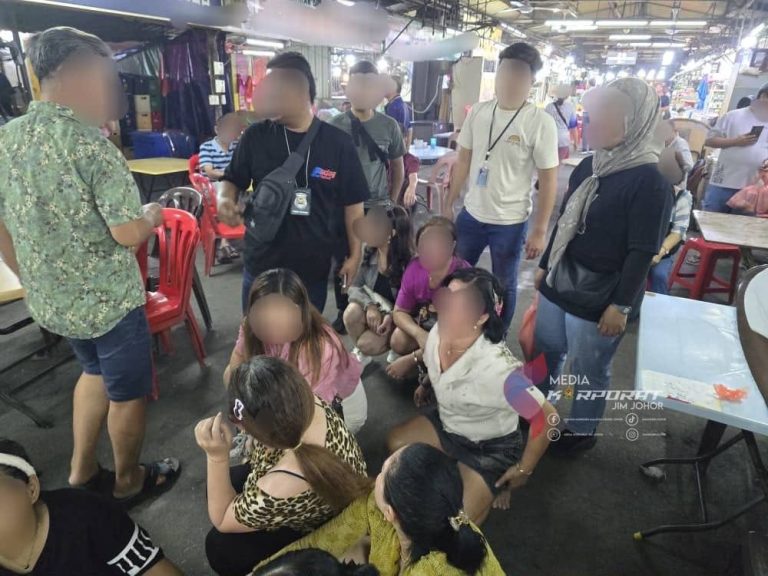 72 pekerja asing dicekup dalam serbuan medan selera di Johor Bahru