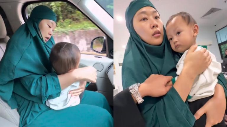 “Alhamdulillah, Rian kembali ceria” – Maryam You Narae kongsi keadaan anak selepas jatuh katil